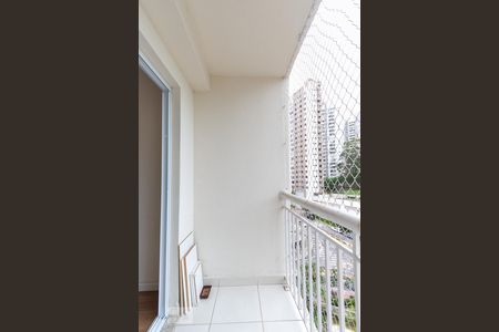 Varanda da Sala de apartamento à venda com 2 quartos, 56m² em Vila Andrade, São Paulo