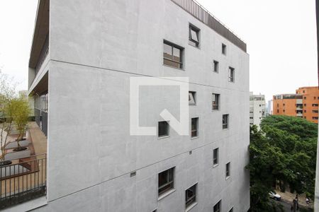 Sala/Cozinha - Vista de apartamento para alugar com 1 quarto, 52m² em Pinheiros, São Paulo