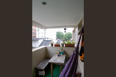 Varanda da Sala de apartamento à venda com 3 quartos, 100m² em Jardim Botânico, Rio de Janeiro