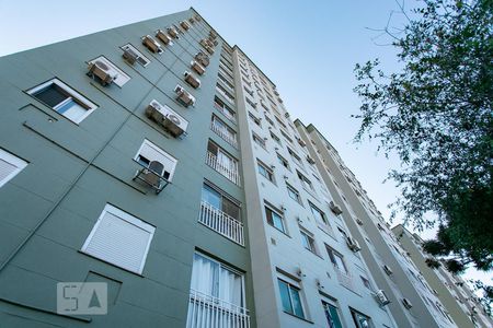 Fachada do bloco de apartamento à venda com 2 quartos, 51m² em Glória, Porto Alegre