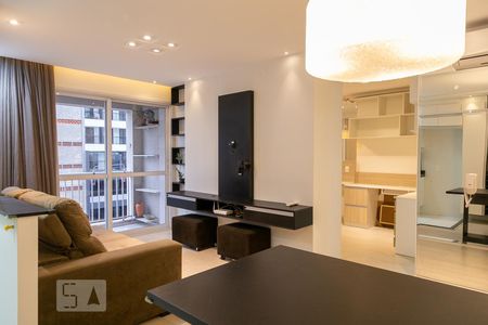 Sala de apartamento para alugar com 1 quarto, 47m² em Centro, São Paulo