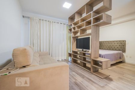 Sala de apartamento à venda com 1 quarto, 50m² em Vila Gertrudes, São Paulo