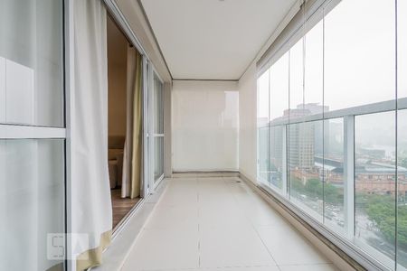 Varanda de apartamento à venda com 1 quarto, 50m² em Vila Gertrudes, São Paulo