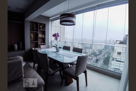 Varanda da Sala de apartamento à venda com 2 quartos, 105m² em Campo Belo, São Paulo