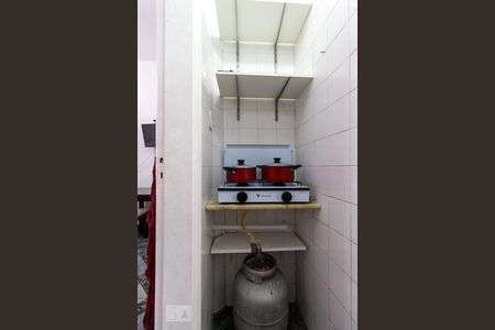 Cozinha de kitnet/studio para alugar com 1 quarto, 28m² em Centro, Rio de Janeiro