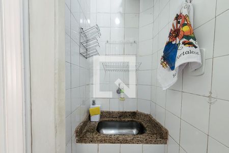 Cozinha de apartamento à venda com 1 quarto, 28m² em Centro, Rio de Janeiro