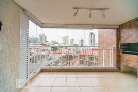 Varanda Gourmet  de apartamento para alugar com 2 quartos, 73m² em Vila Valparaíso, Santo André