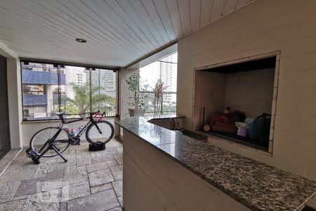 Varanda gourmet de apartamento à venda com 4 quartos, 206m² em Vila Andrade, São Paulo