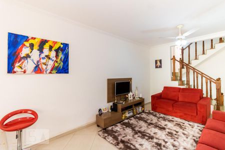 Sala de casa de condomínio à venda com 3 quartos, 201m² em Vila Leonor, São Paulo