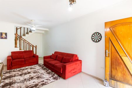 Sala de casa de condomínio à venda com 3 quartos, 201m² em Vila Leonor, São Paulo