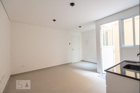 Sala/Cozinha de apartamento para alugar com 2 quartos, 58m² em Vila Guiomar, Santo André