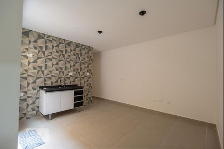 Sala/Cozinha de apartamento para alugar com 2 quartos, 58m² em Vila Guiomar, Santo André