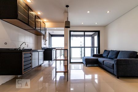 Cozinha - sala de apartamento para alugar com 2 quartos, 60m² em Pinheiros, São Paulo