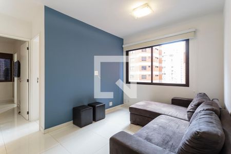 Sala de apartamento à venda com 2 quartos, 57m² em Vila Nova Conceição, São Paulo