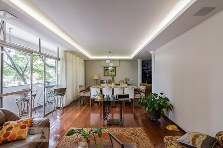 Sala 1 de apartamento à venda com 4 quartos, 280m² em Funcionários, Belo Horizonte