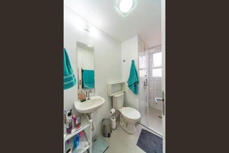 Banheiro  de apartamento à venda com 2 quartos, 49m² em Parque das Nações, Santo André