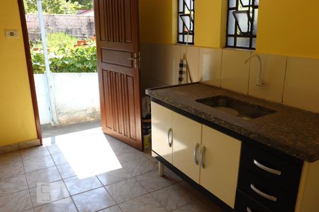 Cozinha de casa para alugar com 1 quarto, 30m² em Vila Guaraciaba, Santo André