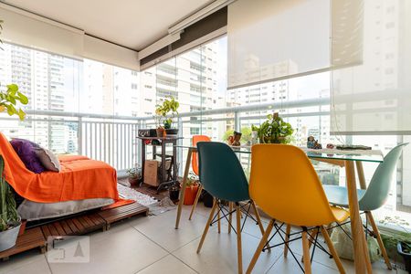 Studio - varanda de kitnet/studio para alugar com 1 quarto, 32m² em Pinheiros, São Paulo