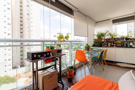 Studio - varanda de kitnet/studio para alugar com 1 quarto, 32m² em Pinheiros, São Paulo