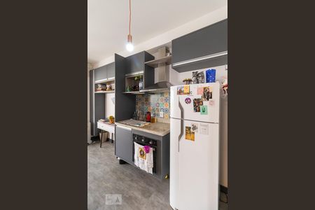 Studio - sala e cozinha de kitnet/studio para alugar com 1 quarto, 32m² em Pinheiros, São Paulo