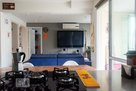 Sala de apartamento à venda com 2 quartos, 130m² em Panamby, São Paulo