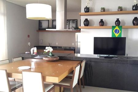 Sala  de apartamento à venda com 1 quarto, 44m² em Brooklin Paulista, São Paulo