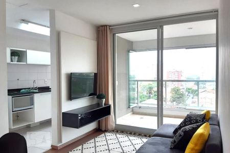 Sala de apartamento à venda com 1 quarto, 44m² em Brooklin Paulista, São Paulo