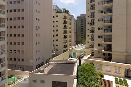 Vista Sala de apartamento para alugar com 2 quartos, 80m² em Itaim Bibi, São Paulo