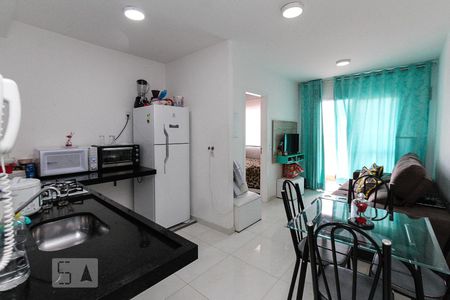 Sala e cozinha de apartamento à venda com 1 quarto, 35m² em Bras, São Paulo