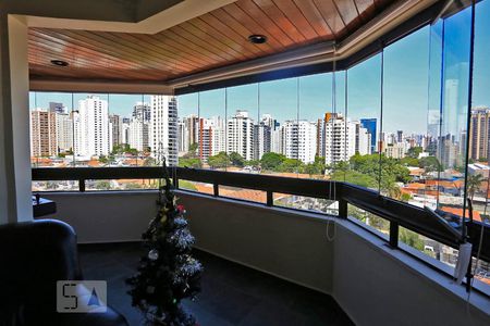 Varanda de apartamento à venda com 3 quartos, 115m² em Campo Belo, São Paulo