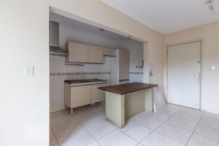 Sala - cozinha de apartamento à venda com 1 quarto, 41m² em Cristal, Porto Alegre