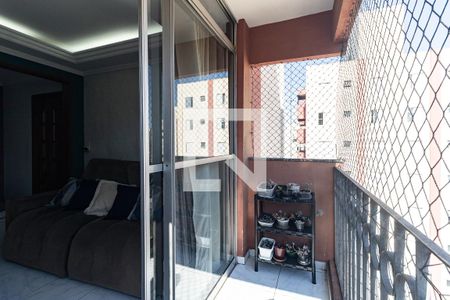 Varanda da Sala de apartamento à venda com 2 quartos, 54m² em Avenida dos Ourives, São Paulo