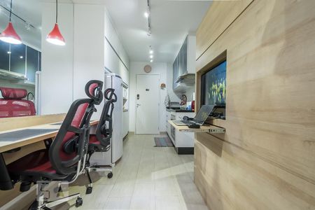 Sala de kitnet/studio para alugar com 1 quarto, 30m² em Chácara Santo Antônio, São Paulo