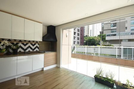 Varanda Gourmet de apartamento para alugar com 2 quartos, 124m² em Jardim Fonte do Morumbi, São Paulo
