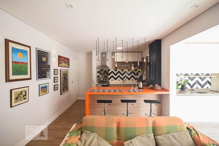 Sala de apartamento para alugar com 2 quartos, 124m² em Jardim Fonte do Morumbi, São Paulo