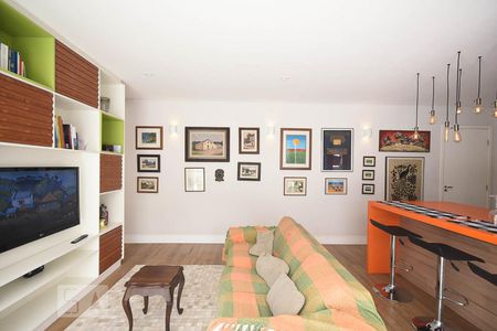 Sala de apartamento para alugar com 2 quartos, 124m² em Jardim Fonte do Morumbi, São Paulo