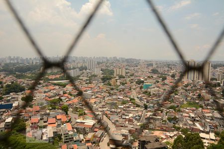 Vista da Varanda de apartamento à venda com 3 quartos, 80m² em Jardim Maria Rosa, Taboão da Serra