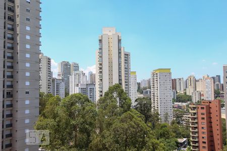 Vista da sala de apartamento à venda com 2 quartos, 42m² em Vila Andrade, São Paulo