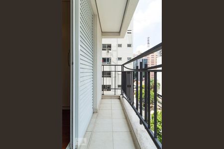 Varanda da Suíte de apartamento para alugar com 2 quartos, 62m² em Bela Vista, São Paulo
