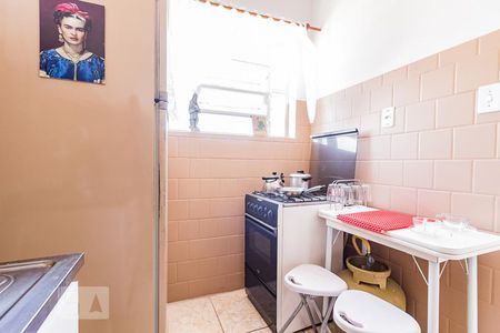 Cozinha de kitnet/studio à venda com 1 quarto, 32m² em Praia de Belas, Porto Alegre