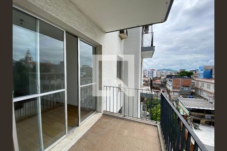 Varanda da Sala de apartamento à venda com 1 quarto, 54m² em Todos Os Santos, Rio de Janeiro