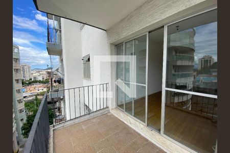 Varanda da Sala de apartamento à venda com 1 quarto, 54m² em Todos Os Santos, Rio de Janeiro