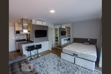 Studio de apartamento para alugar com 1 quarto, 42m² em Brooklin Paulista, São Paulo