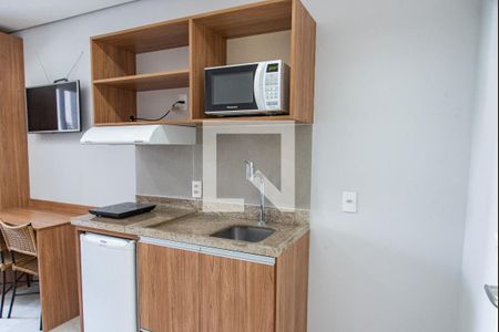 Sala/quarto/cozinha de apartamento à venda com 1 quarto, 22m² em Sé, São Paulo