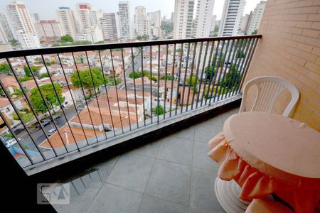 Varanda da Sala de apartamento para alugar com 1 quarto, 52m² em Aclimação, São Paulo