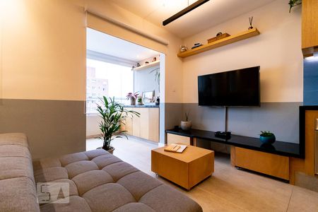 Studio - sala de apartamento para alugar com 1 quarto, 37m² em Jardim Paulistano, São Paulo