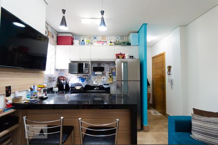 Sala/Cozinha de apartamento à venda com 1 quarto, 35m² em Campos Elíseos, São Paulo