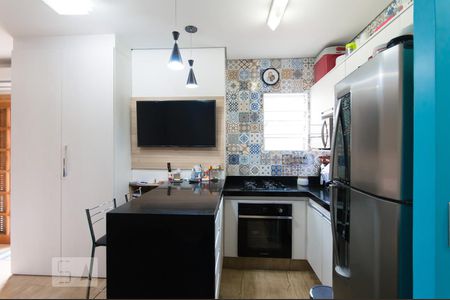 Sala/Cozinha de apartamento à venda com 1 quarto, 35m² em Campos Elíseos, São Paulo