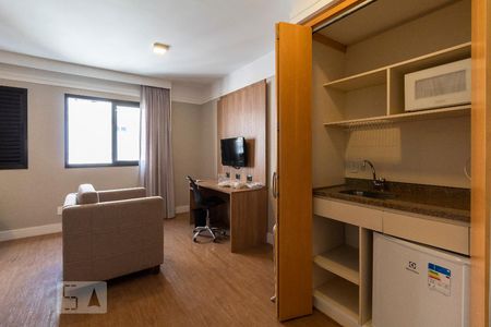 Sala de apartamento para alugar com 1 quarto, 30m² em Consolação, São Paulo