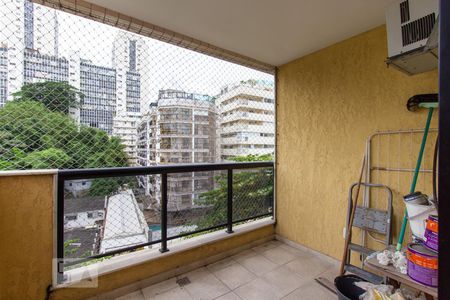 Varanda de apartamento à venda com 1 quarto, 40m² em Botafogo, Rio de Janeiro